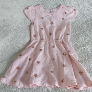 🆕 Gap Pink Star Sequin Dress Girls 10